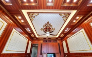 trần nhựa giả gỗ