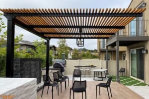 giàn hoa gỗ nhựa