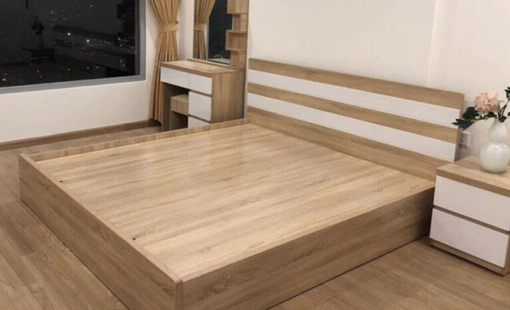 Thi công giường – tủ bằng gỗ MDF cốt xanh chống ẩm – Đẹp bền, sang trọng, hiện đại 2