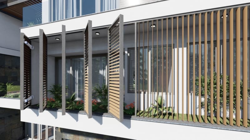 Lam Chắn Nắng Gỗ Nhựa Chất Lượng Nhất 3