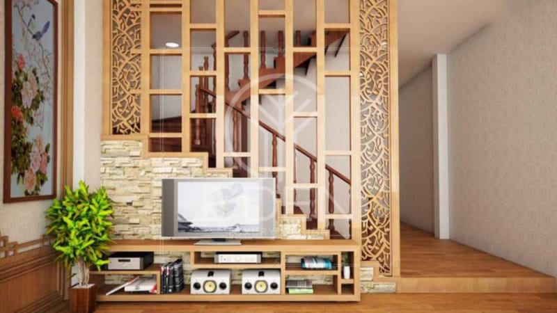 Mẫu Lam Gỗ Cầu Thang Đẹp Nhất Năm 2024 4