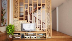 Lam gỗ cầu thang