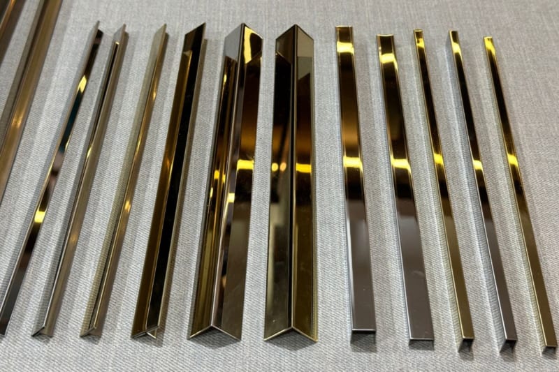 Các loại kích thước nẹp inox mạ vàng phổ biến trên thị trường 1