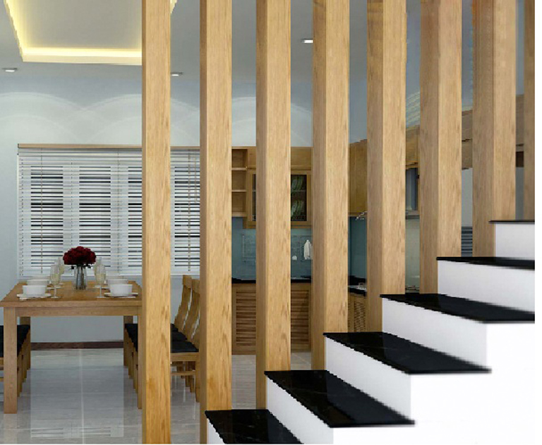 Mẫu Lam Gỗ Cầu Thang Đẹp Nhất Năm 2024 6