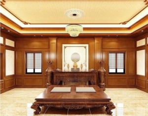 ốp nhựa phòng thờ