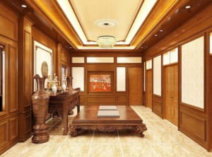 Thi công trần nhựa tam cấp giả gỗ – Sang trọng, hiện đại, bền bỉ theo năm tháng 9