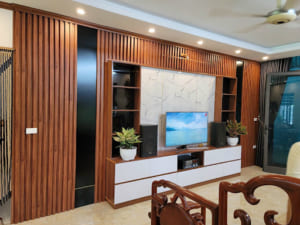 THIẾT KẾ VÀ THI CÔNG VÁCH TIVI ĐẸP – NÂNG TẦM KHÔNG GIAN PHÒNG KHÁCH 1